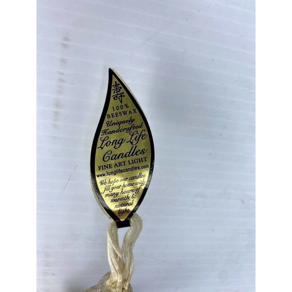 Multi-color Hand Crafted Fine Art Spiral Custom Candle Beeswax 7.5 Inches - Picture 8 of 10